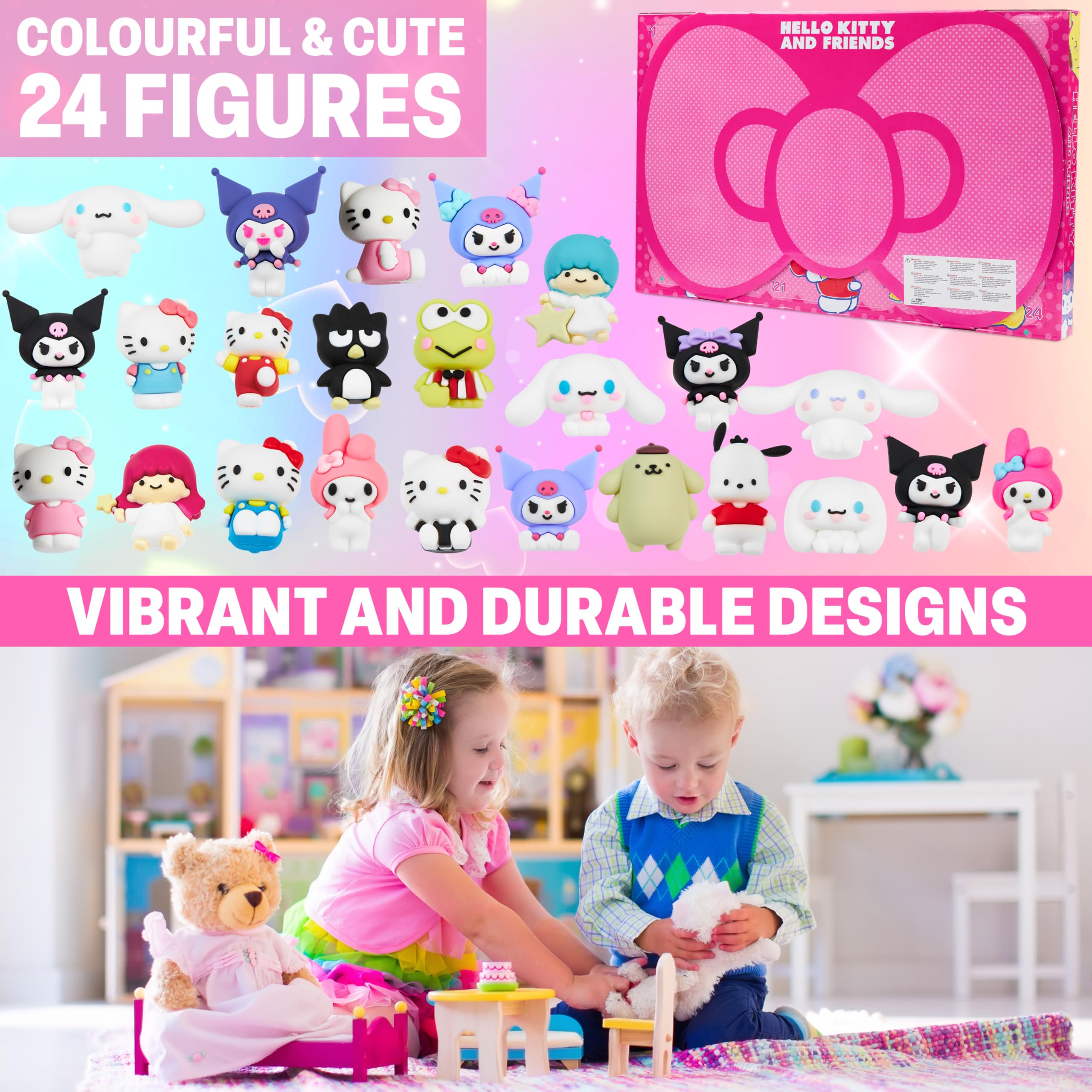 Amazon.co.jp: ハローキティ サンリオ 3Dフィギュアセット 24点 クロミ